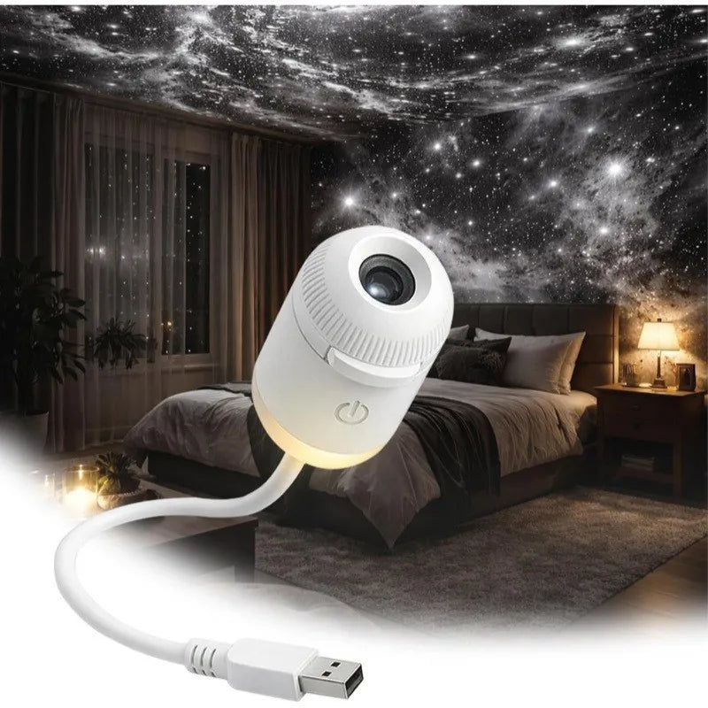 Portable Mini USB Starry Sky Projection Lamp