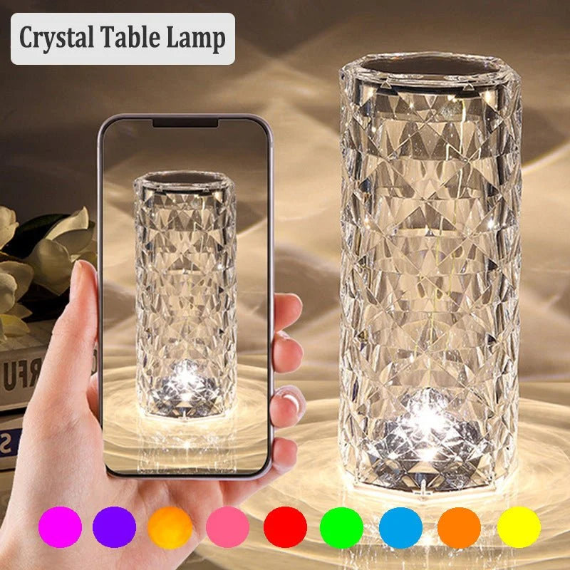 CrystalGlow™ – Premium Crystal LED Table Lamp