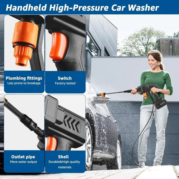 Portable High Pressure Cleaning Gun | مسدس تنظيف عالي الضغط متقل